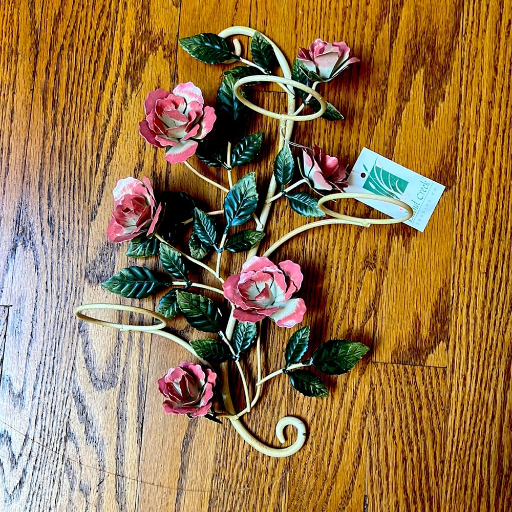 Island Creek Trading Co Rose Wall Votive Holder